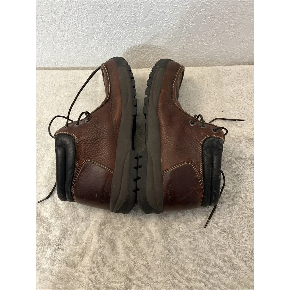 Thom McAn Boots Mens 10.5 Chukka‎ Ankle Brown Leather Moc Toe Casual 98620